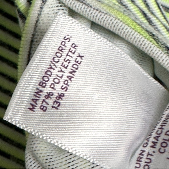 Zella Live In Streamline' Capris Leggings Small Micro Stripe - Picture 8 of 11